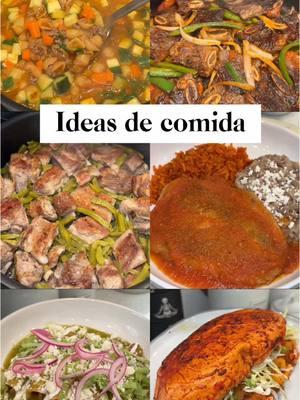 Ideas de comida 😋 #ideasdecomida#recetasfacilesricas#costillasdepuercoensalsaverde#costillasderes#chilesrellenos#flautasdepollo#pambazos#milanesaderes#sopadefideo#viralvideo#viraltiktok#comidamexicana#cena#fyp#foryourpage#paratii#creatorsearchinsights 