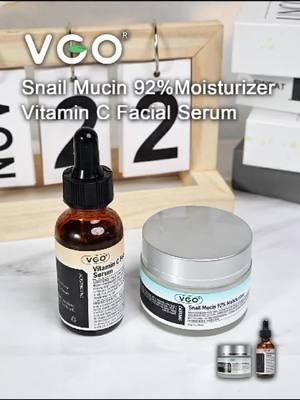 [Whitening and Repair Two-in-One] VC Brightening Essence + Snail Nourishing Cream, Create Beautiful Skin! #VGO #Retainmoisture #Repair #Beautiful #Moisturisingskin HSR-01ZH03