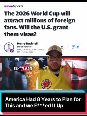 #greenscreen the US State Department has dropped the ball in creating a special visa program for World Cup fans, & with Trump’s anti-immigrant presidency starting on Monday, it’s very likely the 2026 FIFA World Cup won’t be the inclusive tournament FIFA promised. #weare26 #somos26 #CopaMundial #worldcup #2026worldcup #mundial2026 