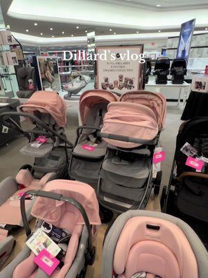 Yall I called, they said they had one left and when I got here??? they told me they only had the floor model and it was all scratched, $1000 for a scrathed up stroller is insaneeeee, so now I have to order ittttt😫 #fyp #nuna #stroller #strollershopping  double stroller gang😭