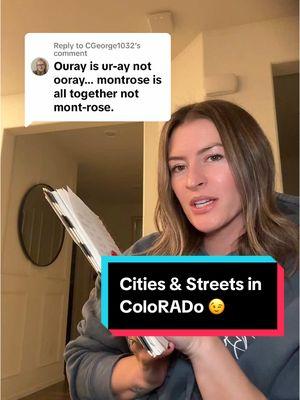 Replying to @CGeorge1032 Did I say any wrong? Most of these are engrained in my head and I don’t know how people are saying them wrong 😂  #colorado #denver #denvermetro