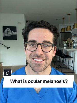 What is ocular melanosis? #ocularmelanosis #eye #eyes #eyecondition #pediatrician #doctoryoshi 