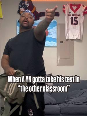 Yn gotta take his test on the other side of the school🤣 #fyp #kfreezy #funny #comedy #skits #yns #yn #foryoupage #fypシ 