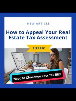 For many Landlords, new tax assessments are issued in January. If you think your assessment is wrong, you have a right to appeal it. Check out our newest article for a step-by-step guide to challenging your real estate tax assessment. Link in bio. #taxes #taxassessment #appeal #taxlaws #challenge #newblog #newarticle #landlordresources #reinvesting #ezlandlord #ezlandlordforms #ezasthat 