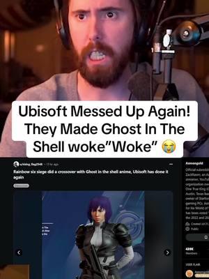 Ubisoft can’t stop losing! They made Ghost In The Shell woke. They love the modern audience 😭 #asmongold #asmongoldclip #ubisoft #ubisoftgames #rainbowsixsiege #ghostintheshell #rainbowsix #gamingtiktok 