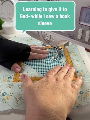 #creatorsearchinsights just some thoughts on finally having some forward movement.   #giveittogod #booksleeve #sewingabooksleeve #quilting 