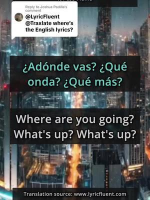 Replying to @Joshua Padilla English Translation of 🎶 Ex-Special by Jhayco 🇵🇷, Peso Pluma (source: LyricFluent app 📲) #learnspanishwithmusic #learnspanishthroughmusic #learnspanishwithsongs #learnspanish 