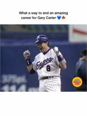 After spending 1990 with the San Francisco Giants and 1991 with the Los Angeles Dodgers, Gary Carter returned to Montreal, where he previously played from 1974-1984, to finish his career with the Expos.  Although Carter struggled throughout much of his age 38 season, hitting .218 in 285 at-bats, he enjoyed an incredible moment during his final plate appearance. In the 7th inning of the team’s last home matchup of the year against the Chicago Cubs, Carter doubled to drive in the winning run. The Expos catcher was removed from the game and replaced with a pinch runner, receiving one last curtain call from the Montreal crowd of 42,000.  👉 How many of you had the opportunity to see Gary Carter play? ⚾️⚾️⚾️ #yankees #yankeestadium #garycarter #ilovebaseball #baseballlove #baseballlifestyle #baseballlife #baseballhistory #mlballstargame #baseballislife #baseball #vintagesportscards #baseballcards #nymets #vintagebaseball #mets #homerun #nostalgia #baseballgame #mets #catcher #texasrangers #pittsburghpirates #montrealexpos #expos #astros #1990sbaseball #baseballseason #dodgers