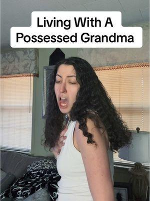 Grandma done FULLY lost her mind after THAT #possessed #crazygrandma #horrorcomedy #comedyskits 