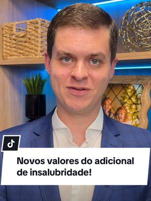 Com a mudança do salário mínimo para R$1.518, o valor do adicional de insalubridade também foi reajustado.  Agora, os percentuais aplicados são: 	•	10%: R$151,80 	•	20%: R$303,60 	•	40%: R$607,20 O adicional de insalubridade é um direito garantido para trabalhadores que estão expostos a condições que colocam sua saúde em risco, como produtos químicos, calor excessivo ou agentes biológicos.  Esse benefício deve ser calculado com base no salário mínimo, conforme previsto na legislação. Você recebe o adicional de insalubridade? #advogado #trabalho #trabalhador