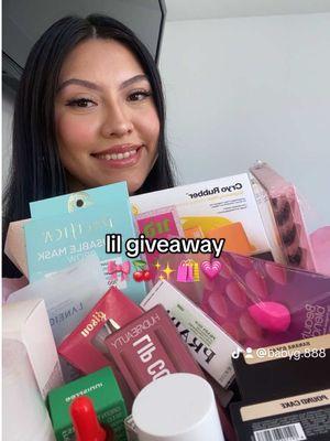 Ty for all the support over the past 2 years! giveaway rules: follow me on insta bbyg.888 & like/comment on my last post 💗 dming winner on ig 1/19 🫶 #makeup #maquillaje #latinamakeup #90smakeup #makeupgiveaway #giveaway #beautytoks 