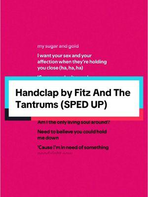 #handclap by @Fitz & The Tantrums ( #fullsong #spedup ) #fitzandthetantrums #handclapfitzandthetantrums #fitzandthetantrumshandclap #indiemusic #indiesongs #popmusic #popsong #dancemusic #dancesong #alternativemusic #alternativesongs #lyrics #lyricvideo #lyricsmusic #spotify #musics #song #songrecommendations #fypシ゚viral🖤tiktok #audio #turnthatshitup #musicfyp #spedupsounds #spedupaudios #spedupsongs #speedsongs #speedupsongs #speedupsounds #speedupaudios #speedaudios #speedsounds #2016music #2016songs 