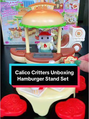 “I’ve been literally looking for this FOREVER” #sylvanianfamilies #hamburgerwagon #calicocritters #calicocritterstiktok #calicocritterscollection #fyp #fypシ #unbox #unboxingvideo #unboxwithme #TikTokShop 