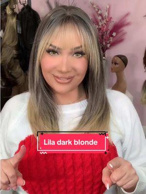 Lila dark blonde silk scalp wig in the color dark blonde #naturalwigs 