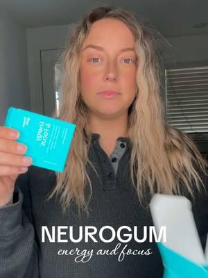 Laser Focused 🖤 #caffeineislife #chaoticmomlife #neurogum #focusandenergy 