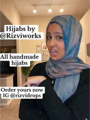 Literally obsessed with these hijabs from @rizviworks!! She hand makes each hijab on your choice of pashmina, jersey or modal fabric. Order your new favorite hijab through her IG @rizvidrops 🤭✨  #fyp #hijabitiktok #handmadehijab #supprtsmallbusiness #modalhijabs 