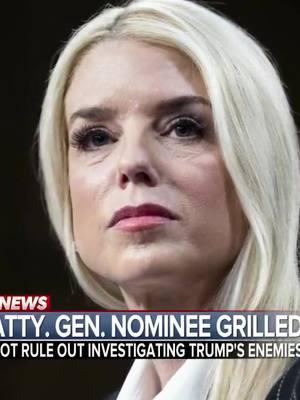 Pam Bondi, Florida's former AG and the previous personal attorney for President-elect Trump, faced more than five hours of questions during her confirmation hearing as the nominee for attorney general. Rachel Scott has details. #worldnewstonight #WNT #politics #usa #trump