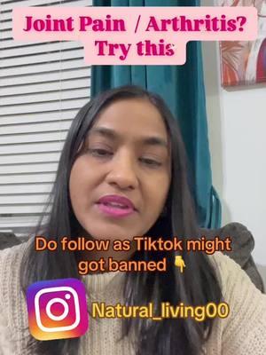 Arthritis Natural treatment  Do follow me on Instagram link in bio as Tiktok might got banned #tiktok ##goutdisease #gout #foryoupage #foryourpage #tikt 