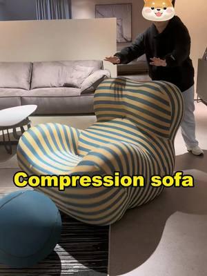 Lazy Compression Sofa#furnituredesign #furniture #factory #furnituremaker #funituremakeover #sofa #sofadesign #compressed #compressedsofa #aleadhome 