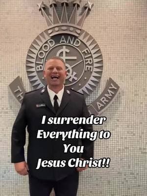 I surrender all!!! #worship #christiantiktok #fyp #TheSalvationArmy 