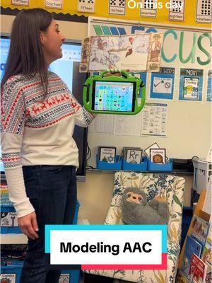 Modeling AAC during storytime is my favorite! 😍 #aac #coreboard #corewords #coreboardcommunication #aidedlanguage #onthisday #specialeducationteacher #spedteacher #corewords #iteachspecialeducation 