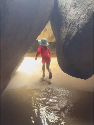 Checked off a bucket list trip… The Baths in Virgin Gorda were like nothing I’ve ever experienced before. #virgingorda #bvi #islandlife #familyvacation #thebaths #beachvacation #oceanlife 