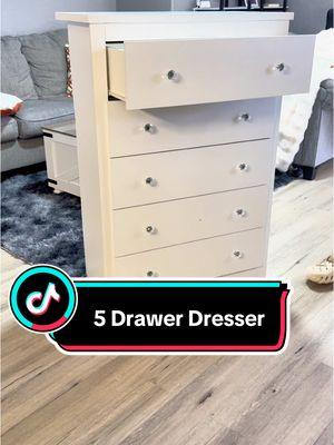 This is the perfect 5 drawer dresser for our daughter! #dresser #furniture #kidsbedroom #kidsfurniture #kidsdresser #newdresser #dressers #treasurefinds #spotlightfinds #ttsdelight #giftguide #ttsdelightnow #ttslevelup #newyearnewaura #mademyyear #tiktokshopcreatorpicks #tiktokshoppicks#winterwardroberefresh #tiktokshopcreatorpicks #tiktokshoplastchance #tiktokshopyearendsale #tiktokshopjumpstart #tiktokshopjumpstartsale  #tiktokshoploveatfirstfind #fashionlookbook 