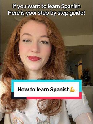 It’s 2025- let’s learn Spanish! How I would relearn Spanish if I didn’t know anything 💪🤩 #spanish #learnspanish #spanishforbeginners #spanishlessons #languagelearning #pelirroja #espanoltiktok #bilingual #espanol #learningspanish #spanishtips #spanishteacher #spanishclass #spanishlesson #learninglanguages #languages #spanishlearning 