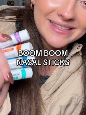 I don’t even know how to explain these but I oddly love them so much 😂 #boomboom #boomboomnasalsticks #nasalsticks #breathing #tiktokshopmusthaves #newyearnewme #tiktokshopmademebuyit #newyearnewaura #tiktokshopcreatorpicks #tiktokshopjumpstart #tiktokshoploveatfirstfind 