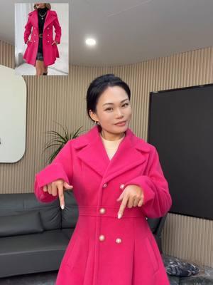 15 years of professional clothing customization factory  Want to customize clothes, Pls contact WA:+86 18903068983  Want to buy one, click here for details@lily_fashionfinds #garmentfactory #factory #customised#woolencoat #woolen #coat #hotpink #fuchsia #stylish #stylishcoat