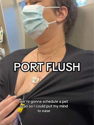 Port flush & follow up at the cancer center 💜 #cancersurvivor #hodgkinslymphomasurvivor #hodgkinslymphoma #cancerwarrior #hodgkinslymphomaawareness 