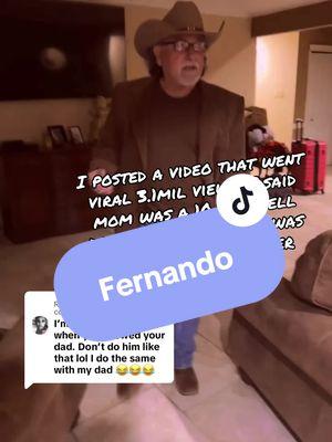 Replying to @itsjadatv293 pop and I always give eachother a hard time lol - but yeah you get it for sure 😂 I posted a video that went viral 3.1mil views. I said  mom was a 10 and well dad wasn’t  while he was joking using a walker #fernando #dad #pop #garcia #71yearsyoung #handsome #lovemydad #jokster #mexican #mexicantiktok #mexicano 