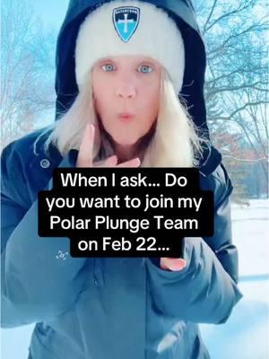 🥶 Polar Plunge.  🥶  Alexandria MINNEOSTA.  Feb 22, 2025!   Who’s in with team Freeze Your Pants Off?  This is my 4th year, if I’m willing to do it again, it must not be that bad! ❄️ #polarplunge #specialolympics #teamfreezeyourpantsoff #freezeyourpantsoff #alexandriamn 