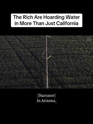 Corporations are taking advantage of lax regulations in Arizona to buy up water rights. One industrial farm in Pearce, AZ pumps nearly 900 million gallons of water each year. Meanwhile neighboring residents’ wells are running dry. Last month, the Arizona Department of Water Resources implemented new regulations in this part of the state to ban the irrigation of new land, preventing corporations from buying up more property solely for the purpose of extracting water. The new regulations also require individuals and corporations to measure and report all groundwater withdrawals to the state. Still, the vast majority of Arizona remains unregulated and vulnerable to abuse by corporations looking to capitalize on cheap water at any cost. #labormovement #workersrights #corporategreed 