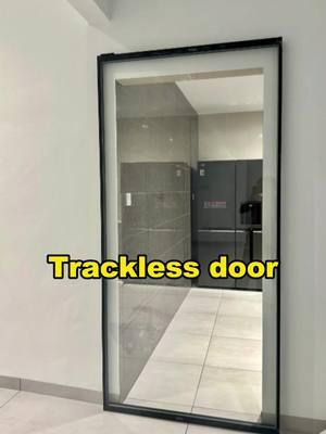 Installation of trackless door. #slidingdoor #slidingdoors #door #aluminium #alloy #interiordesign #install #Home #tottme #tottmetal 