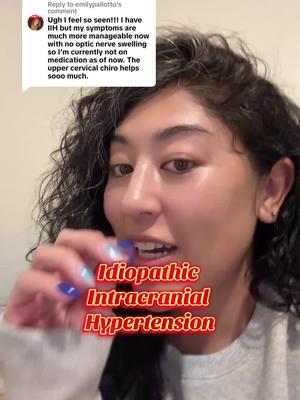 Replying to @emilypallotto i agree girl!! it has helped so much! #iih #intercranialhypertension #idiopathicintracranialhypertension #uppercervicalchiropractor #fyp 