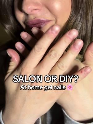 It’s basically full proof. So easy! Love this method of gel nails at home. They come out perfect every time and the kit is so inexpensive! #gelnails #gelnailsathome #gelnailkit #athomenails #nails #gels #polynails #nailextension 