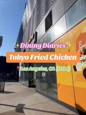 Tokyo Fried Chicken is one of my favorite places to eat in Los Angeles ✨ Fried chicken with a Japanese twist, unofficially approved by this Japanese native 🙋🏻‍♀️ Must try as a place to eat in DTLA 🐓 #lafoodie #lafoodreview #lafood #dtlafood #laeats #losangelesfoodie #losangelesfood #downtownla #dtla #losangeleseats #lafoodies #lafoodspots 