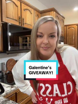 Galentine’s giveaway!!! 😃🩷 tonight we had a picnic roast with fried potatoes and onions and a Caesar salad! #sogood #stayclassy Check out @Shelley-Pursenality here and on FB! 