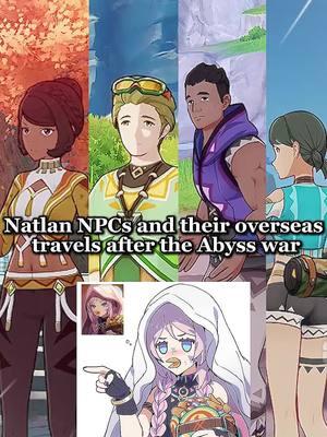 Natlan NPcs and their overseas travels after the Abyss war #genshinimpact53 #genshin53#genshintips #fyp #hoyocreators  #genshinbuild #genshin #GenshinImpact #genshintok #genshinguid #natlan