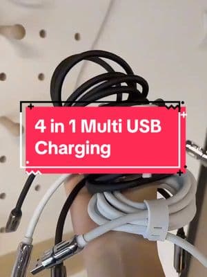 4 in 1 fast charging cable!! This thing is awesome! 🤯 #stockingstuffers #tiktokblackfriday #tiktokcybermonday #4in1chargingcable #chargingcable #usbchargingcable #iphonechargingcable #usbchargingcable #giftsforher #giftsforhim2024