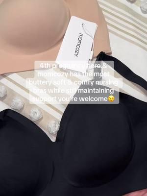 Iv tried countless nursing bras trust these are the best. I suggest to size up! @Momcozy Official #momcozy #nursing #breastfeeding #nursingbras #nursingbra #pregnantlife #pregnanttiktok 