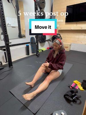 Finding strength through movement #sinkeysisters #kneesurgeryrecovery #nellythenerve #surgerytiktok #patellarinstability #kneepain #injuryrehab #workoutmotivation 