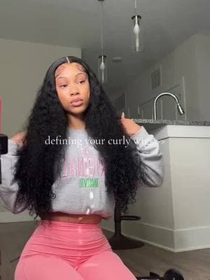 Define your curly wig                 #fyp #wiginstall #wighairstyles #lacewig #westkisshair #westkisswig