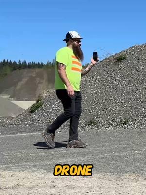 iPhone vs Drone stockpile measurement. Who wins!? #construction #gravel #aggregates #buildingmaterial #contractor