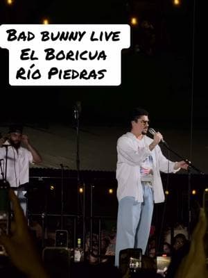 Bad bunny  canta El club vivo en río piedras !! El boricua #badbunnytiktok #fyp #dtmf #badbunnypr #badbunny #foryoupage #debitirarmemasfotos #debitirarmasfotobadbunny #parati #elboricua 