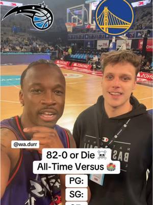 Tough lineups right here!!! This one is hard to call!!! Who y’all got?!?! 🏆🏀🏟️🔥 #NBA #fyp #viral #nbalineup #alltime #versus #wadurr 