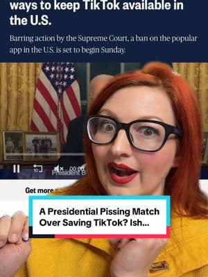 What a day. I have whiplash. As @President Donald J Trump made moves to #SaveTikTok #Biden put himself and his “legacy” first over the desperation and livlihood of 170 million Americans and Millions of #SmallBusinesses. Shame on Biden for doubling down to ensure that the TikTok bill goes into affect while simultaneously getting into a pissing match with the incoming administration to pretend to save it. We aren’t PONS! #keeptiktok #supremecourt #JointheLIVE #freespeech #ussupremecourt #BREAKINGNEWS @Joy Of Everything @Perez Hilton @VegasStarfish @Ty G 🤣✨ @haybrittany @Bee better @Real Wicked Witch of the West @SantaCorky @Peet Montzingo @Shay Spence @ItsAndrewz🥴 