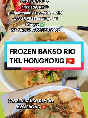 FROZEN BAKSO RIO TKL HONGKONG 🇭🇰 @BAKSO RIO & ES TELER @Bakso Rio #tklhongkong🇭🇰 #bakso #blitar #fyp 