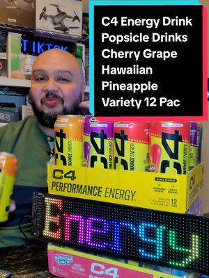 C4 Energy Drink Popsicle Drinks  Cherry Grape Hawaiian  Pineapple Variety 12 Pack @C4 Energy® @c4EnergyDrink @Auto Parts Quality Shop #energydrink #c4performanceenergy #c4popsicle #bebidaenergética🙄✋ #grape #cherry #hawaiianpineapple #gym #enhancedendurance #caffeine #cafeina #energia #c4 #zerosugar #zeroazucar 